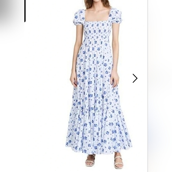 THE GOLDEN GLOBE CLOTHING BLACK TIERED MAXI DRESS 100% COTTON Size 1X NWT - Picture 10 of 11